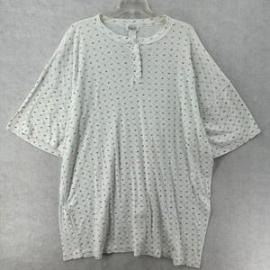 Vanity Fair Nightgown Womens 2X-3X Cotton Floral Flannel Tulips